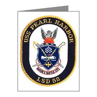 USS Pearl Harbor LSD 52 Note Cards (Pk of 20) for $28.00
