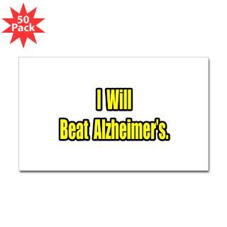 will beat alzheimer s rectangle sticker 50 pk $ 121 49