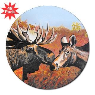 Stickers  Moose Love 3 Lapel Sticker (48 pk