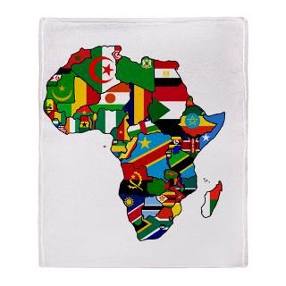 Flags of Africa Stadium Blanket for $59.50