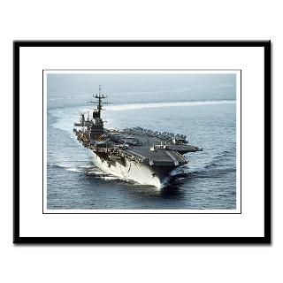 CV 60 USS Saratoga Large Framed Print