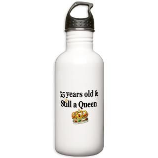 55 yr old queen water bottle