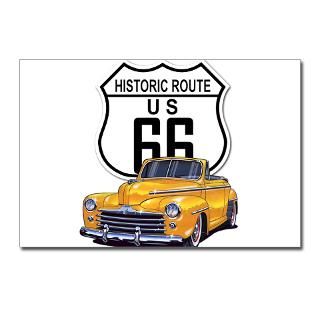 Classic Car Route 66 Postcards (Package of 8) for $9.50