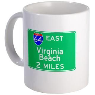  America Drinkware  Virginia Beach VA, Interstate 64 East Mug