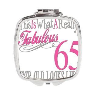 65 Gifts  65 Square Compact Mirror  Fabulous 65yearold.png Square