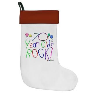 70 Gifts  70 Home Decor  70 Year Olds Rock  Christmas Stocking