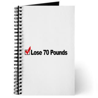 Lose 70 Pounds Journal for $12.50
