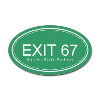 Bumper Stickers  GSP Exit 67 Oval Sticker