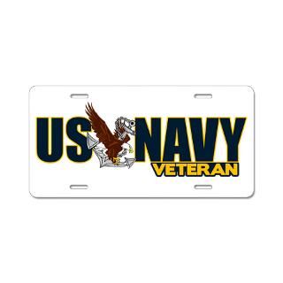 Navy License Plate Covers  Navy Front License Plate Covers