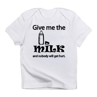 Baby Gifts  Baby T shirts  Give Me The Milk Infant T Shirt