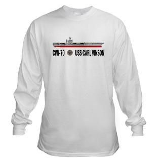 USS Vinson CVN 70 Long Sleeve T Shirt