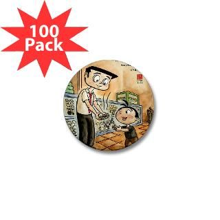 Mini Button (100 pack)  Char Siu Bao