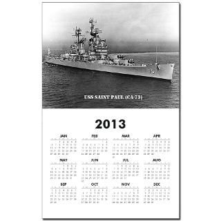 USS SAINT PAUL (CA 73) Calendar Print