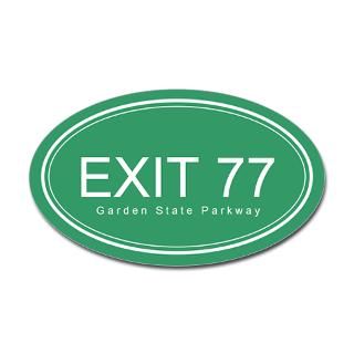 Bumper Stickers  GSP Exit 77 Oval Sticker