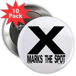 Marks the Spot 2.25 Button (10 pack)