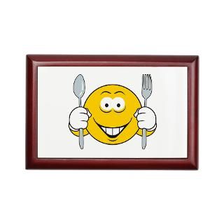 HUNGRY Smiley Face Magnet by dagerdesigns