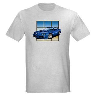 1979 T shirts  79 81 Trans Am Blue Light T Shirt