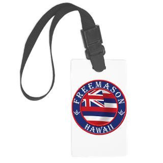 Hawaiian Freemason Large Luggage Tag