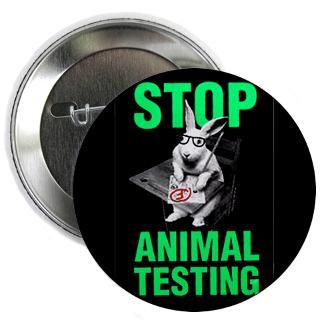 STOP ANIMAL TESTING Button by afg_79