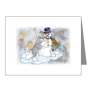 Snowman Thank You Note Cards