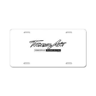 Trans Am License Plate Covers  Trans Am Front License Plate Covers
