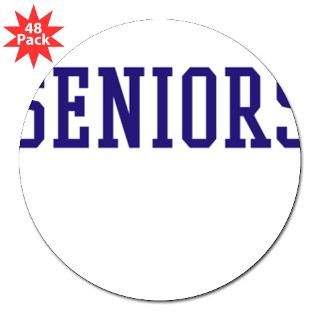 Seniors High School 3 Lapel Sticker (48 pk)