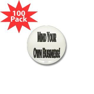mind your own business mini button 100 pack $ 85 99