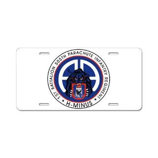 82Nd Airborne License Plate Covers  82Nd Airborne Front License Plate