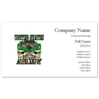 US Army Skulls Business Cards by Admin_CP1293244  510367213