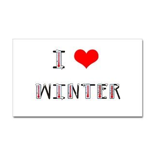 love winter Rectangle Sticker by blklab