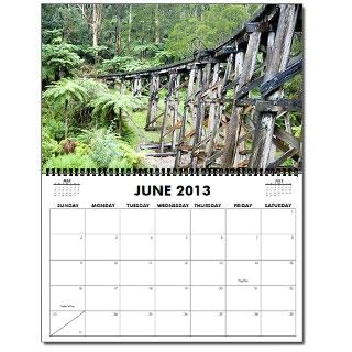 Melbourne Collage Oversized 2013 Wall Calendar by Australasia