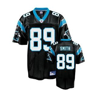 Smith Youth Jersey Reebok Black Replica #89 Carolina Panthers Jersey