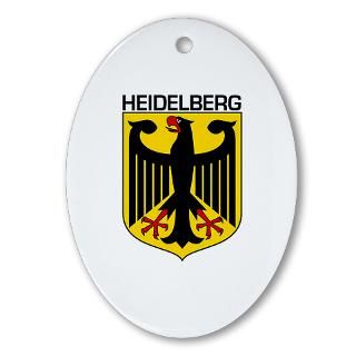 heidelberg germany oval ornament $ 8 91