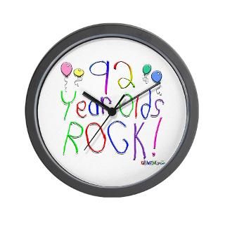 92 Year Olds Rock Wall Clock for $18.00