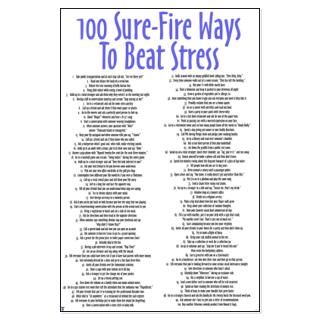 100 Sure Fire Ways To Beat Stress