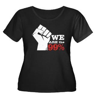 We Are the 99% Plus Size Scoop NeckT Shi