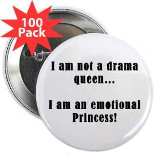 Gifts  Acting Buttons  Emtional Princess 2.25 Button (100 pack