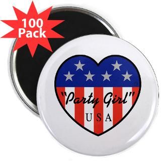 party girl usa 2 25 magnet 100 pack $ 109 98
