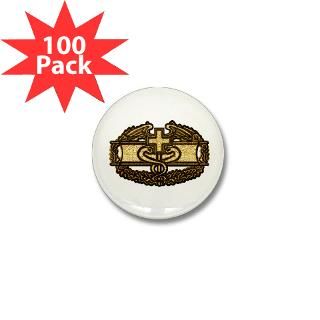  Army Medic Buttons  Combat Medic(gold) Mini Button (100 pack