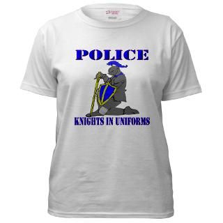 police knights in uniform blue women s t shirt $ 39 98