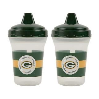green bay packers sippy cup 2 pack licensed sports merchandise $ 14 99