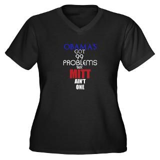 OBAMAS 99 PROBLEMS Plus Size T Shirt by CONTINUUMDESIGN