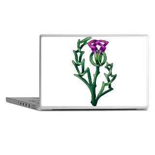 Celtic Art Gifts  Celtic Art Laptop Skins  Thistle Laptop Skins