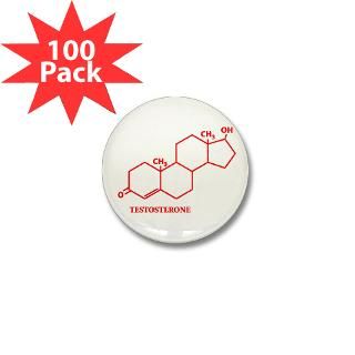 testosterone molecule mini button 100 pack $ 103 99