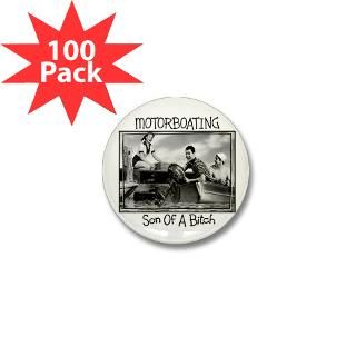 Gifts  Adult Humor Buttons  Motorboating Mini Button (100 pack