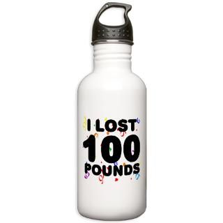 100 Lbs Gifts  100 Lbs Drinkware  I Lost 100 Pounds Water Bottle