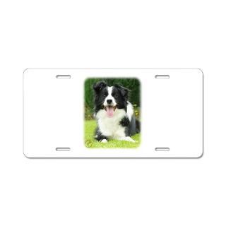 Border Collie License Plate Covers  Border Collie Front License Plate