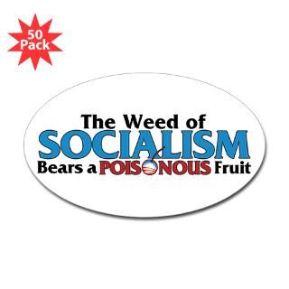 of socialism bumper sticker 50 pk $ 106 99 the wead of socialism oval