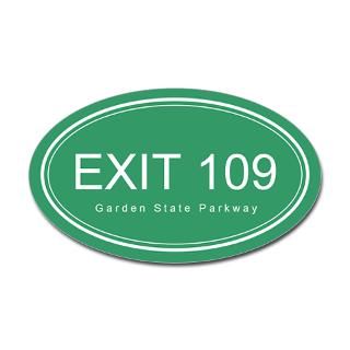 GSP Exit 109 Oval Decal for $4.25
