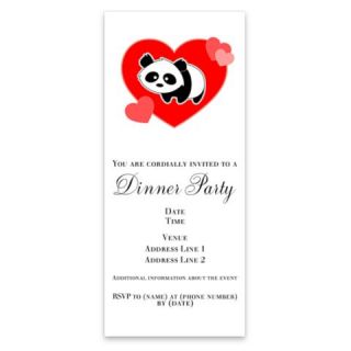 Little Valentine Panda Invitations by Admin_CP1088085  506892139